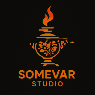 SomeVar Studio glitch logo